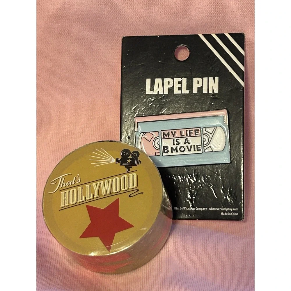 Magic Towel + Lapel Pin - Hollywood Theatre - Movies - Actor - Actress - Movie